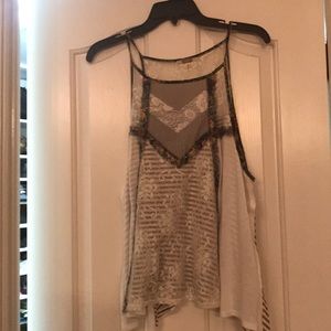 Adorable Gimmicks super feminine tank top